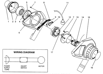 Blower Assembly Diagram and Parts List for 51537 (39015000 - 39999999)(1993) Lawn Boy Leaf Blower / Vacuum